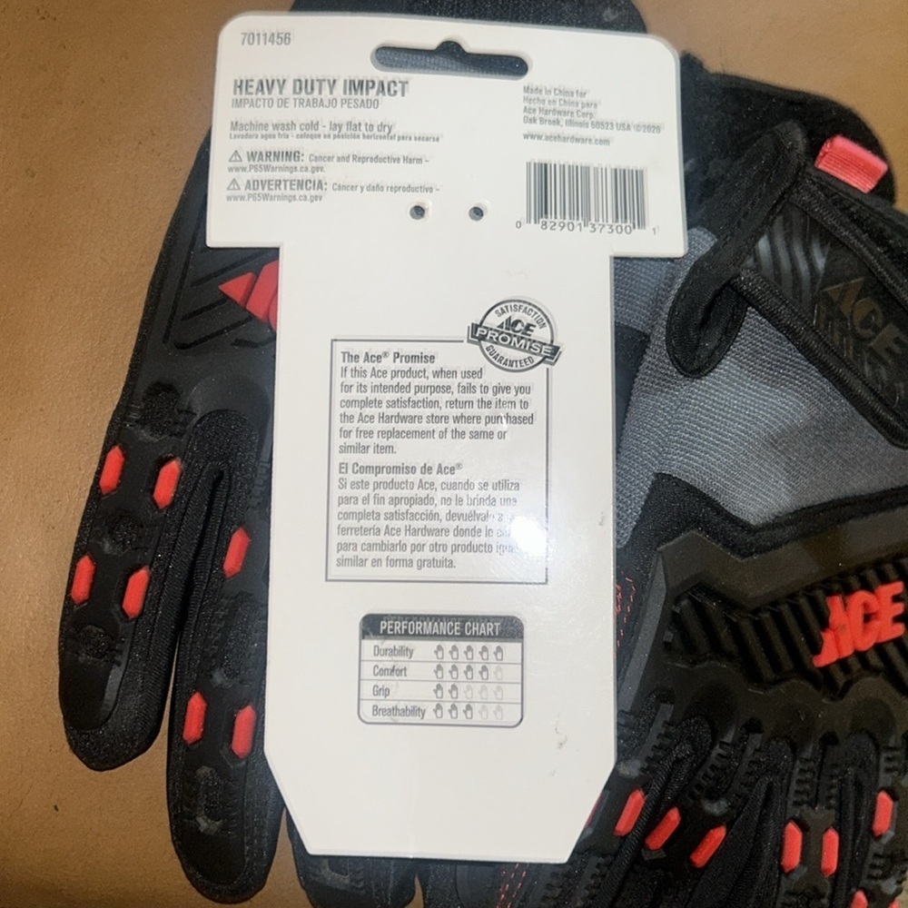 COPY - NWT Heavy duty impact maximum protection gloves - Picture 3 of 6